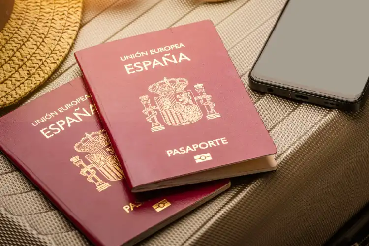 Dois passaportes da Espanha