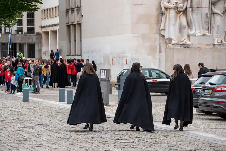 Estudantes em Coimbra, Portugal