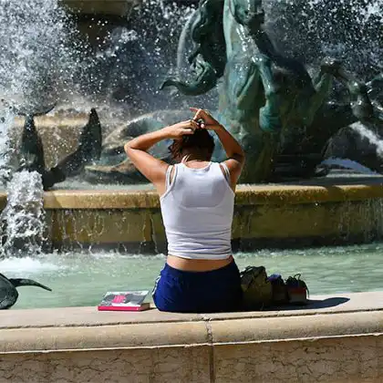 Onda de calor na Europa no verão 2025