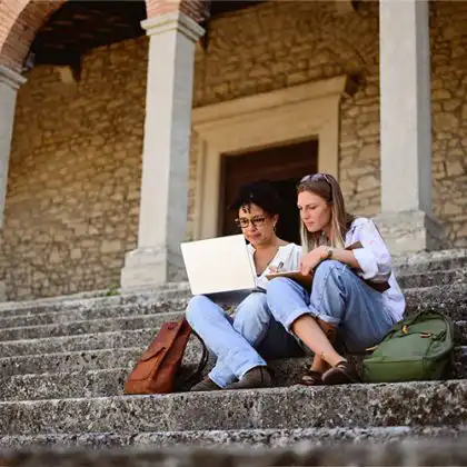 Estudantes de intercâmbio na Itália