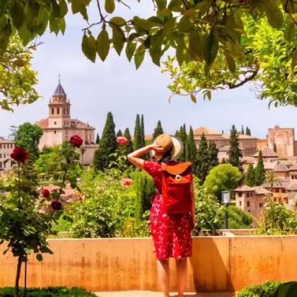Vista de Alhambra, na Espanha