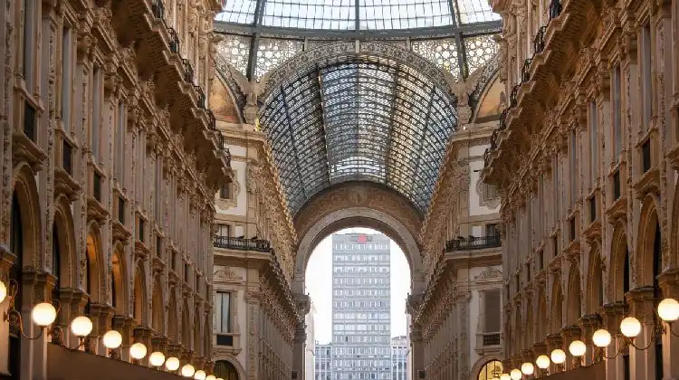 Galleria Vittorio Emanuele II, em Milão