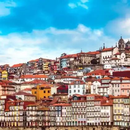 Cidade do Porto em Portugal.