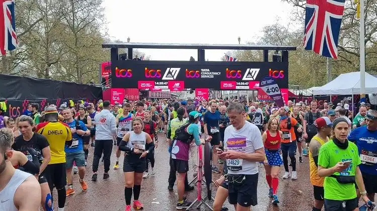 A Maratona de Londres aconteceu no dia 23 de abril de 2023