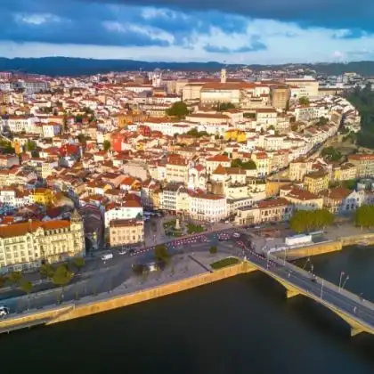 Vista aérea de Coimbra