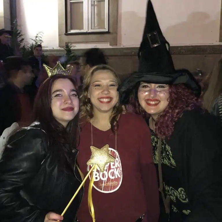 Laura, Lila e Natasha no Carnaval de Ovar