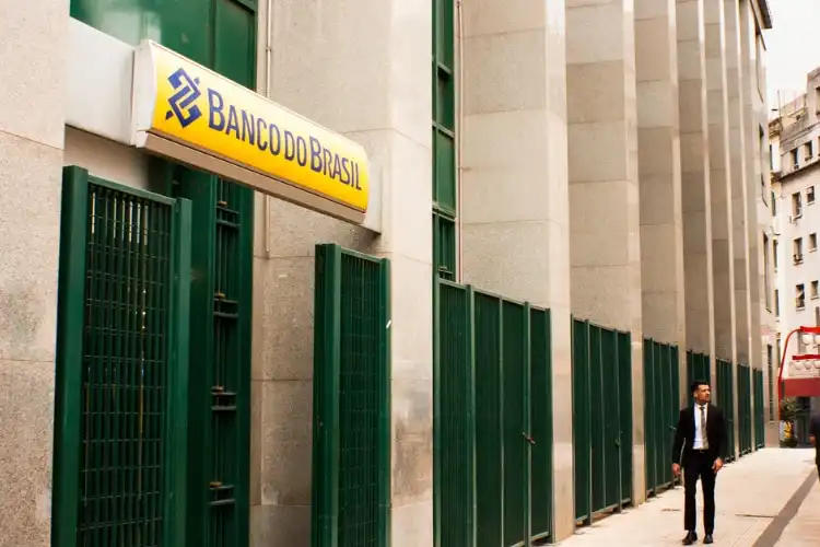 Fachada do Banco do Brasil no exterior