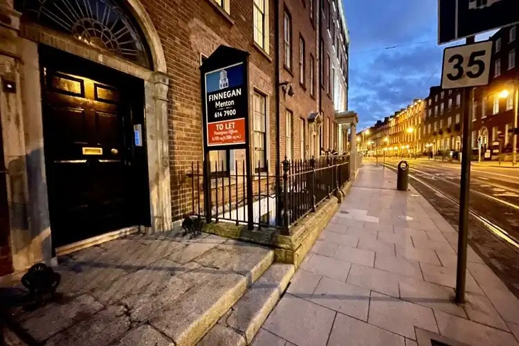 Apartamento para alugar ao anoitecer de região central de Dublin.
