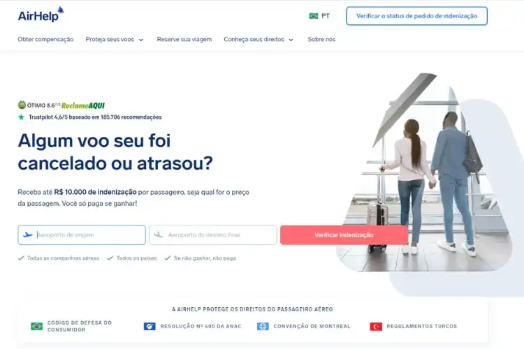 AirHelp garante o cumprimento dos seus direitos enquanto passageiro aéreo.