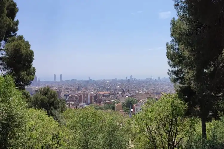 Vista panorâmica de Barcelona, Espanha.
