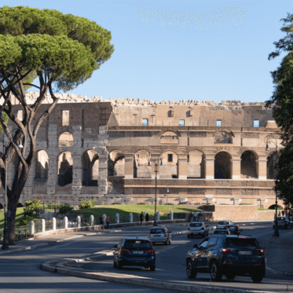 Aluguel de carro em Roma requer atenção nas placas, sobretudo de estacionamento.