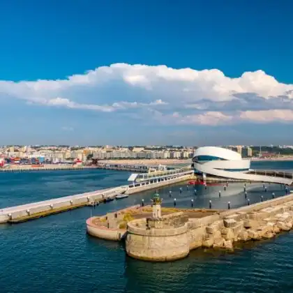 Porto de Leixões em Matosinhos, Portugal