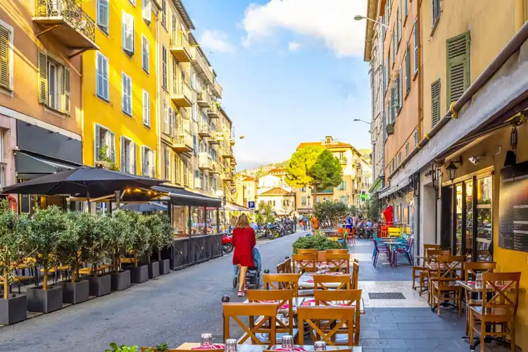 Rua comercial em Nice