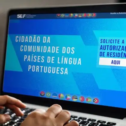 Site para fazer a Autorização de residência automática para Portugal