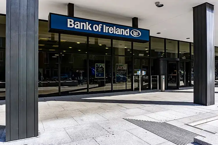 Fachada do Bank of Ireland