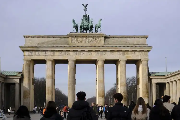 Brandenburg Gate, na Alemanha.