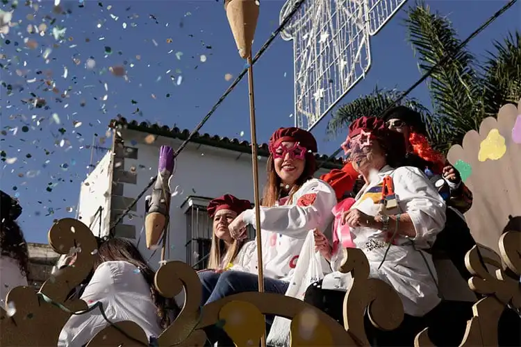 desfile de carnaval em Andaluzia