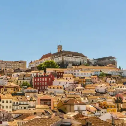 Vista panorâmica das casas de Coimbra