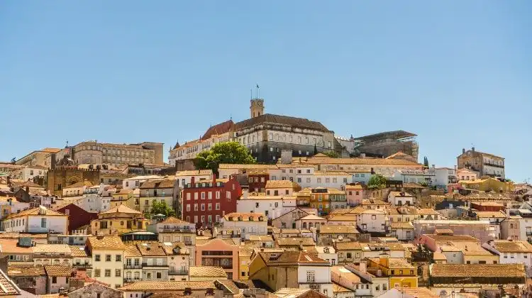 Vista panorâmica das casas de Coimbra