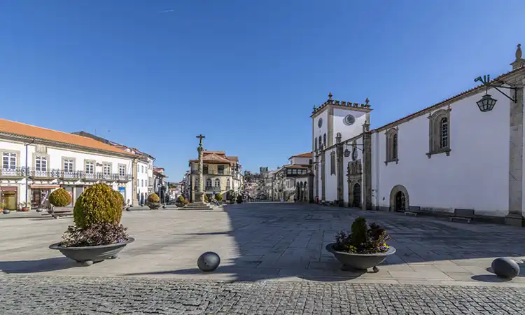 Cidade de Bragança em Portugal