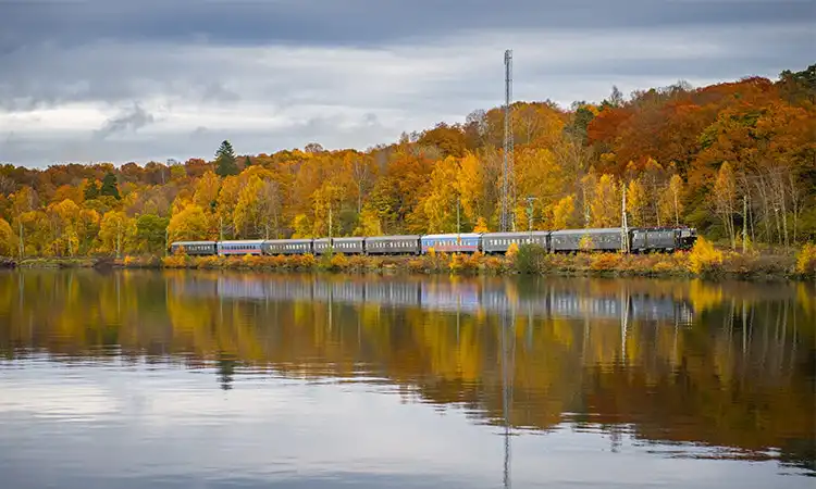 clima no outono da Suécia