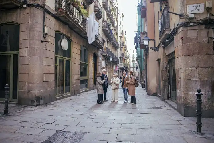 Pessoas aposentadas na Espanha.