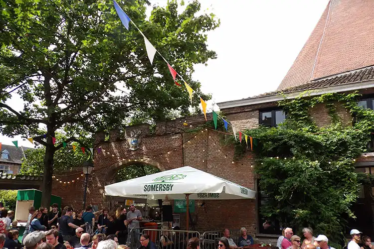 Festival de gastronomia local na Bélgica, na cidade Gent.