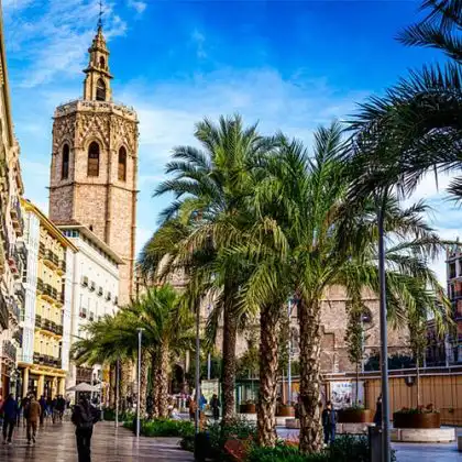 Registro do centro de Sevilha, uma das cidades com custo de vida médio na Espanha.