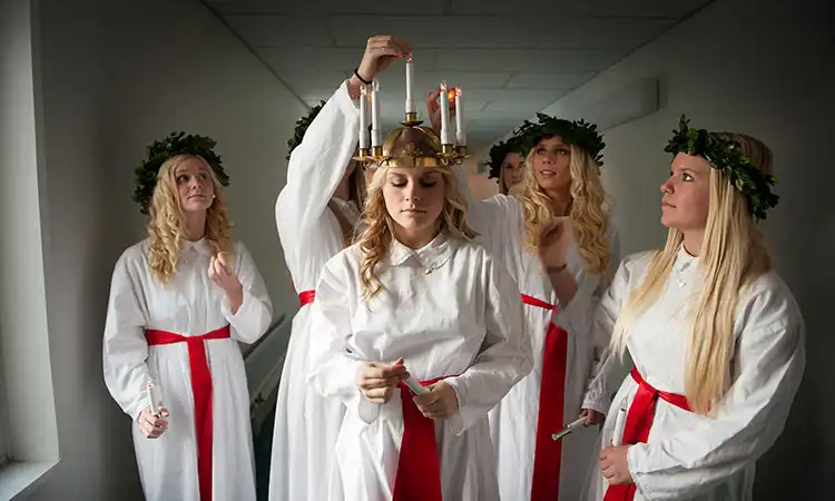 Dia de Santa Lucia na Suécia 