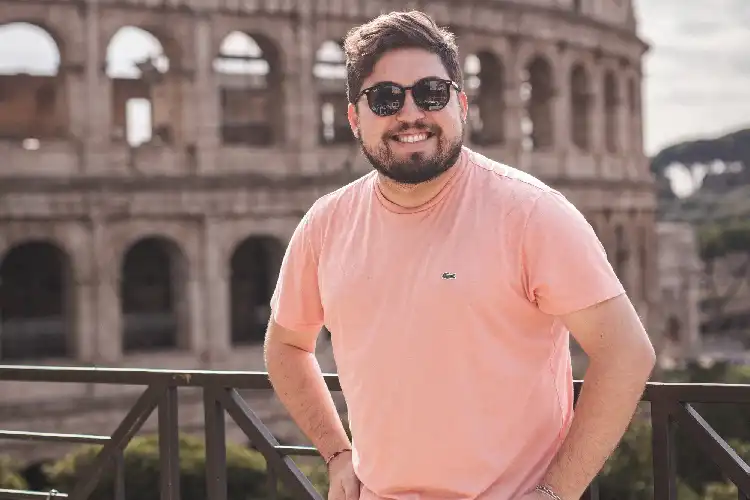 Fotógrafo brasileiro Dinho, que morou em Roma.