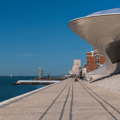 Museu em Lisboa na beira do Rio