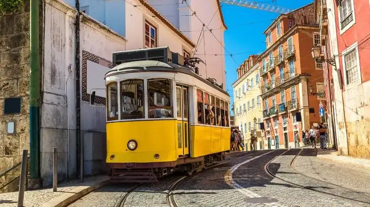 estrutura de transporte em Lisboa