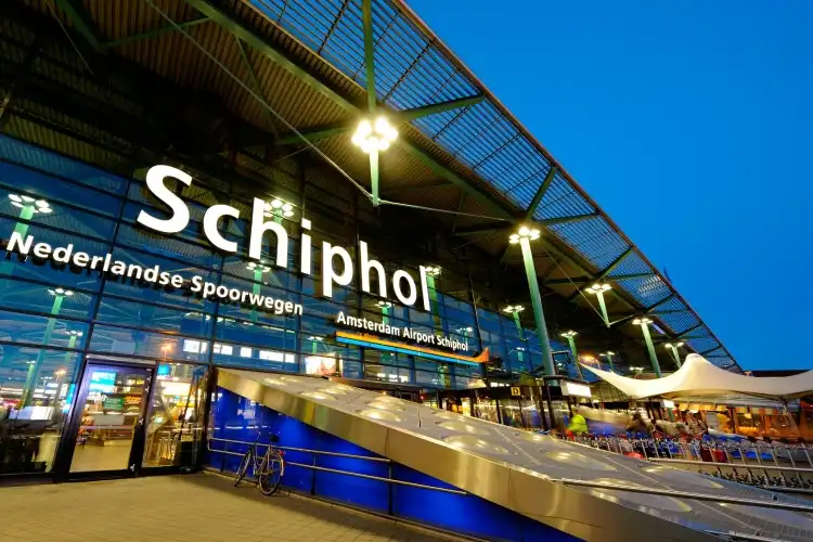 Aeroporto Schiphol, em Amsterdam, Países Baixos