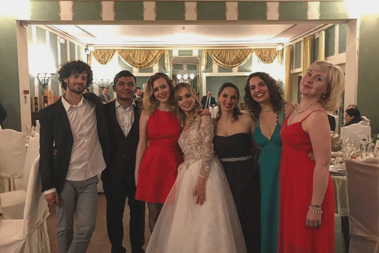 Festa de casamento na Itália