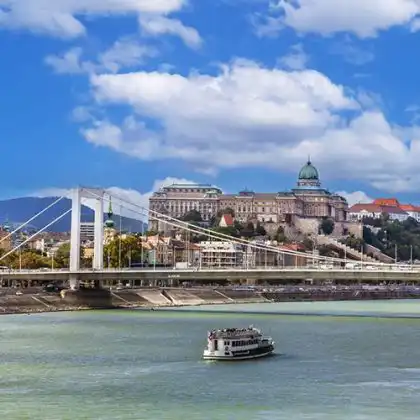 Vista panorâmica de Budapeste, na Hungria