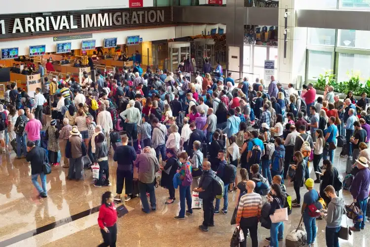 Imigração no aeroporto