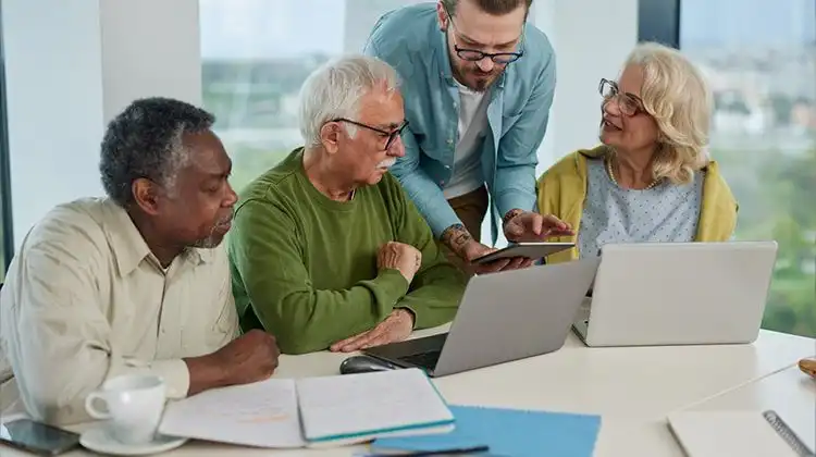 Alunos do intercâmbio 50+