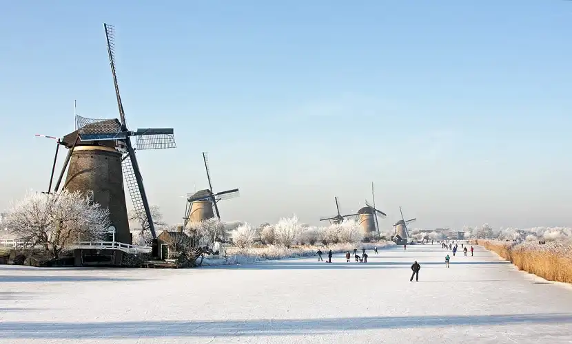 inverno nos Países Baixos