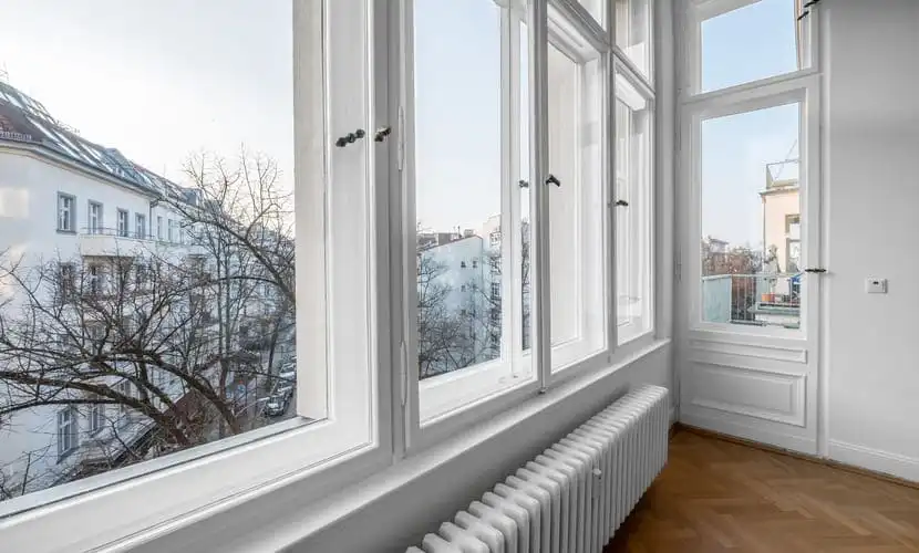 janelas e aquecedores nas casas na alemanha