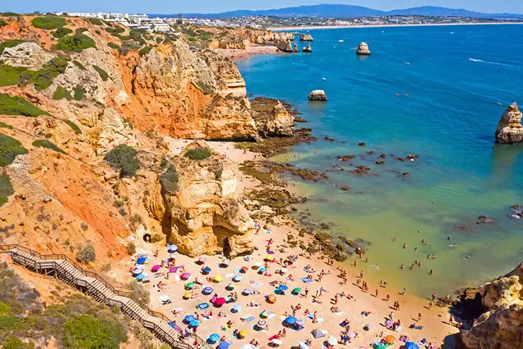 Lagos uma cidade de praia do Algarve