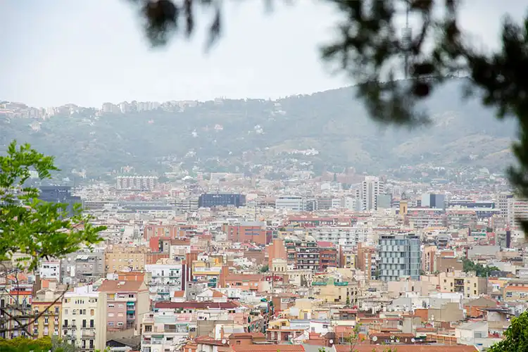 Vista do L'Eixample em Barcelona