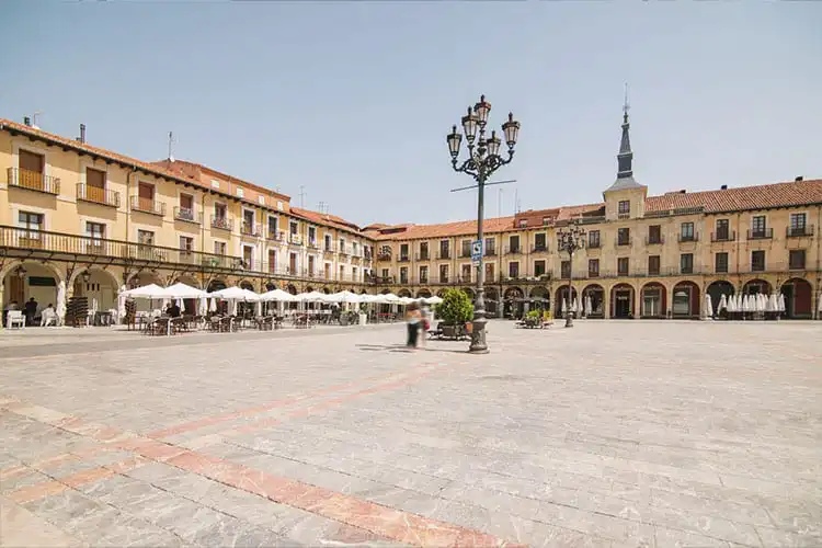 Plaza Mayor de León, na Espanha