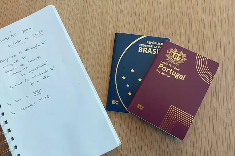 Lista de documentos para cidadania portuguesa