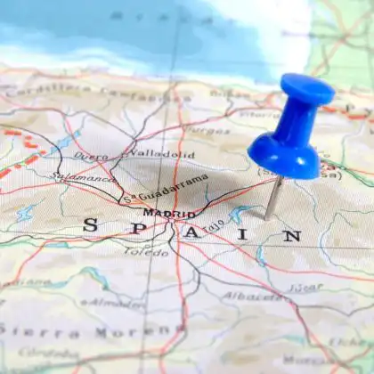 mapa da Espanha