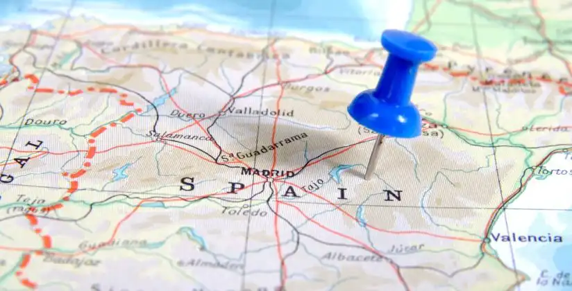 mapa da Espanha