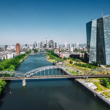Vista panorâmica de Frankfurt