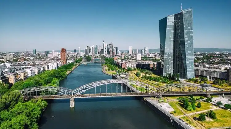 Vista panorâmica de Frankfurt