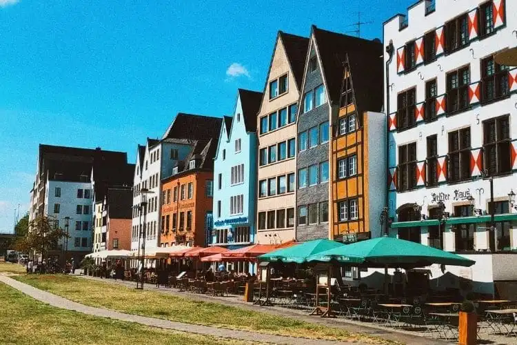 Cidade velha em Colônia, Alemanha