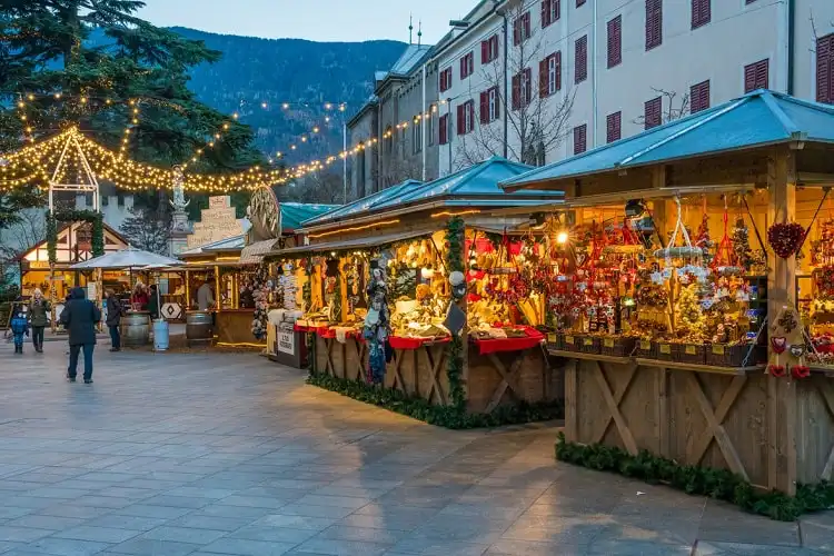 Mercado de Natal na Itália