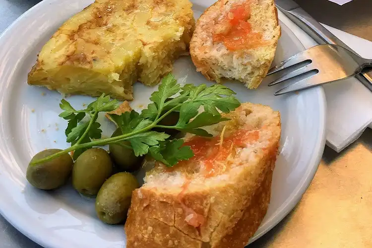 Pão com tomate na Catalunha